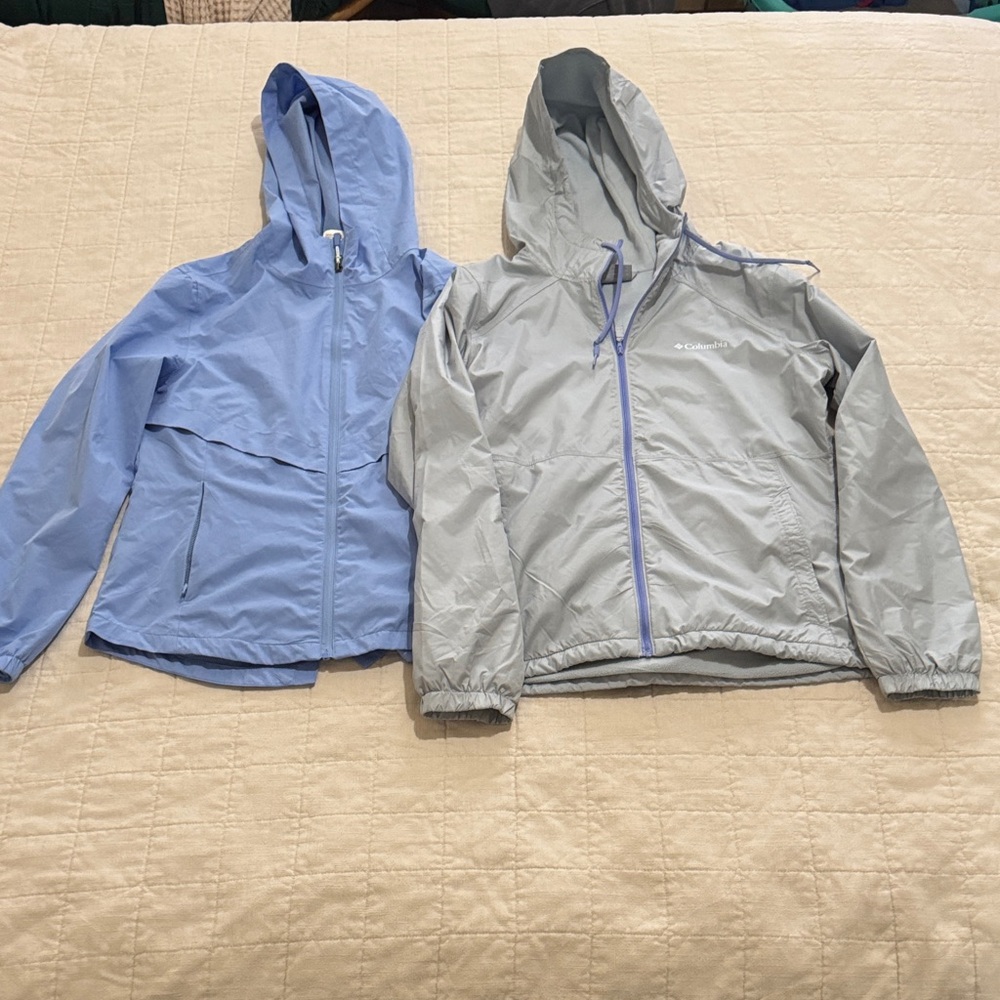 Columbia Fleece Lined Jacket and Avalanche Rain Jacket